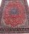 https://www.armanrugs.com/ | 9' 10" x 13' 11" Red Isfahan Hand Knotted Wool Authentic Persian Rug