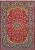 https://www.armanrugs.com/ | 8' 10" x 13' 0" Red Esfahan Hand Knotted Wool Authentic Persian Rug