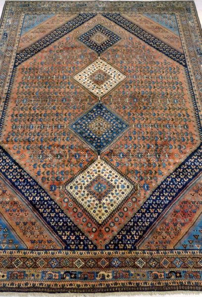 https://www.armanrugs.com/ | 8' 3" x 11' 6" RustRed Yalameh Handmade Wool Authentic Persian Rug