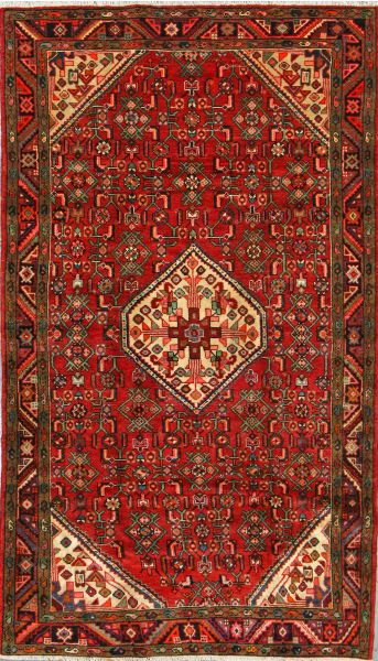 https://www.armanrugs.com/ | 4' 7" x 8' 0"  Hamadan Hand Knotted Wool Authentic Persian Rug