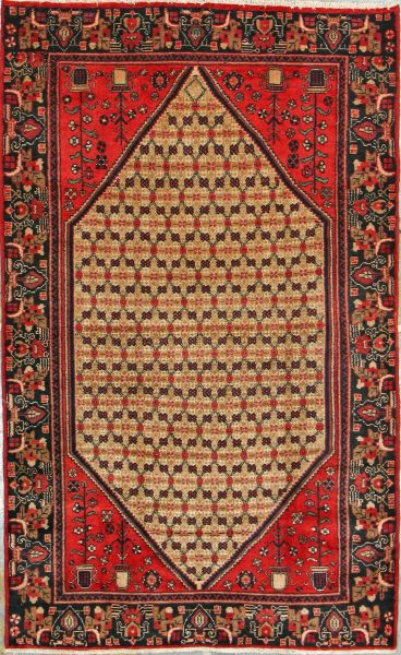 https://www.armanrugs.com/ | 4' 5" x 7' 0"  Hamadan Hand Knotted Wool Authentic Persian Rug